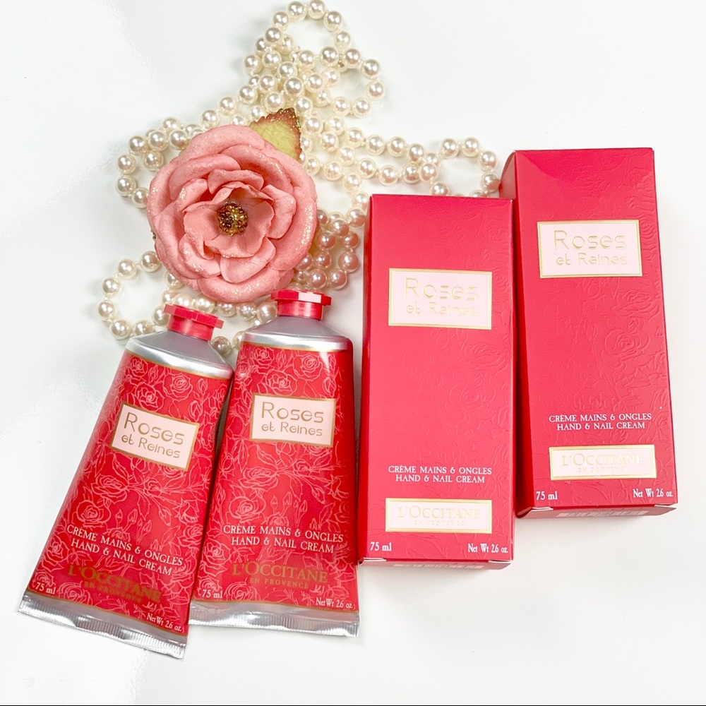 2x Loccitane Rose et Raines Hand & Nail Cream
